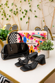 COMBO: Bolso + Tacón Negro/Negro