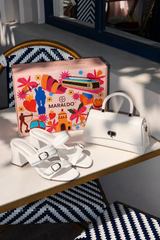 COMBO: Bolso + Tacón Hueso/Hueso