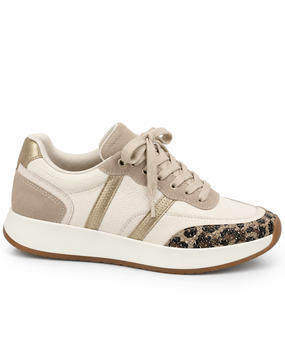 Tenis 100% cuero para mujer - DCM03