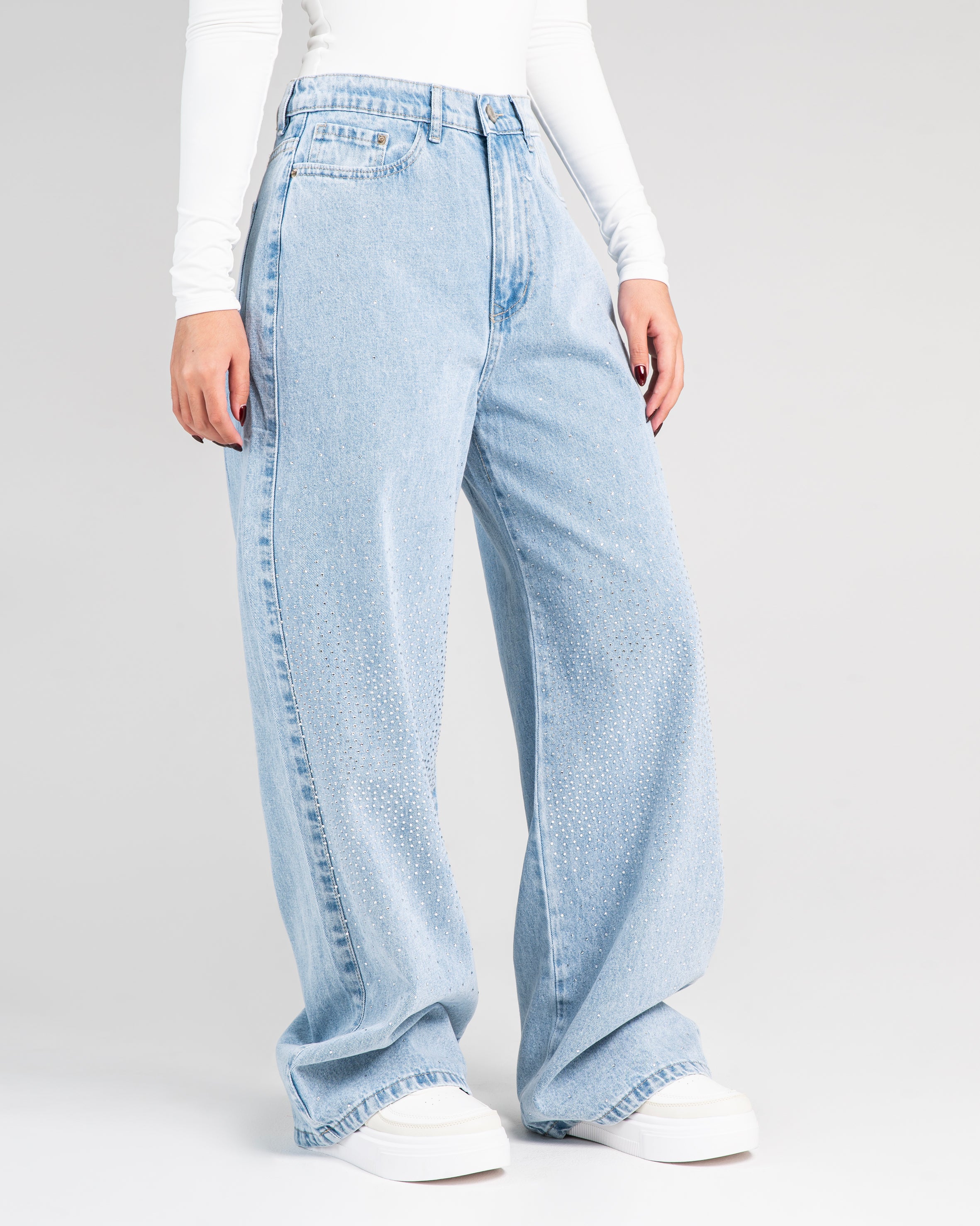 Jean Mom JBC38 con brillos