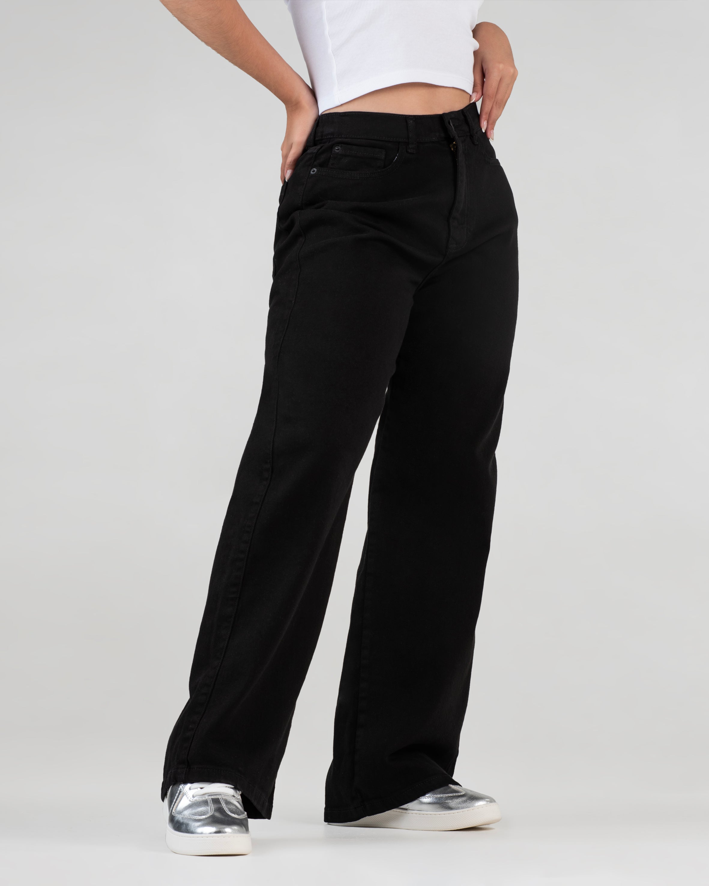 Jean Negro para mujer JBC35