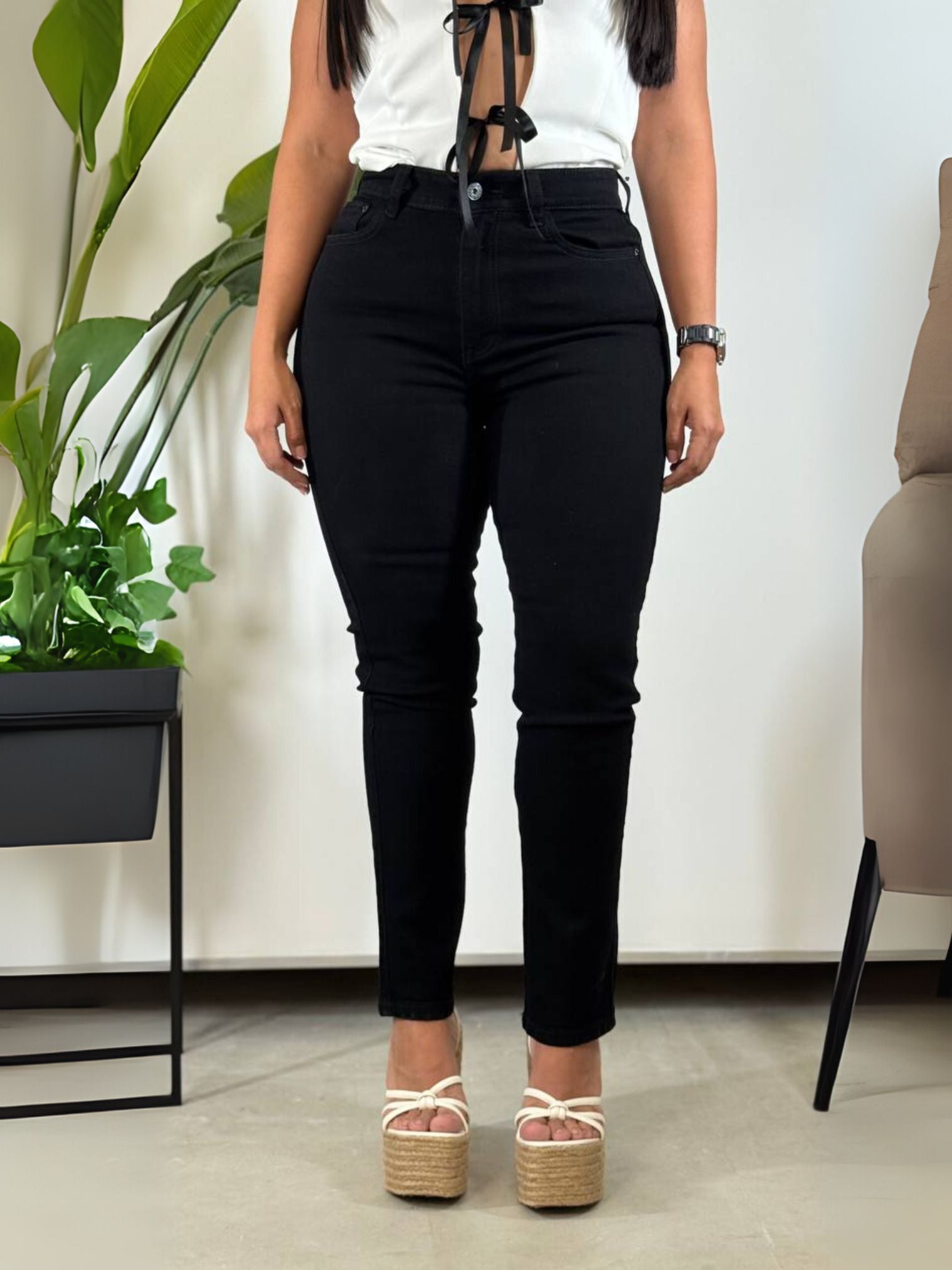 Jean Negro Femenino – JBR39