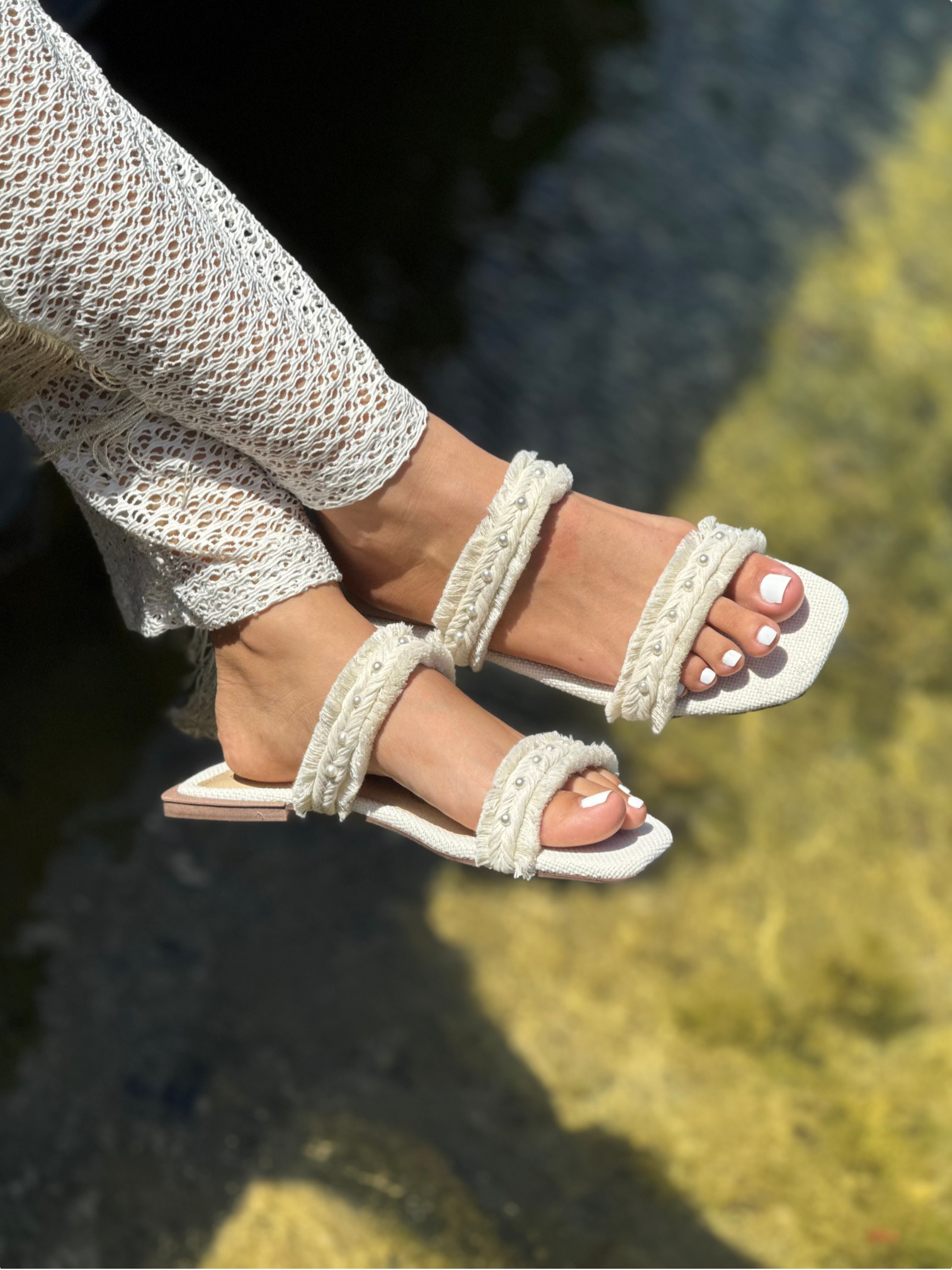 Sandalias Planas casuales P1511 para mujer | Maraldo