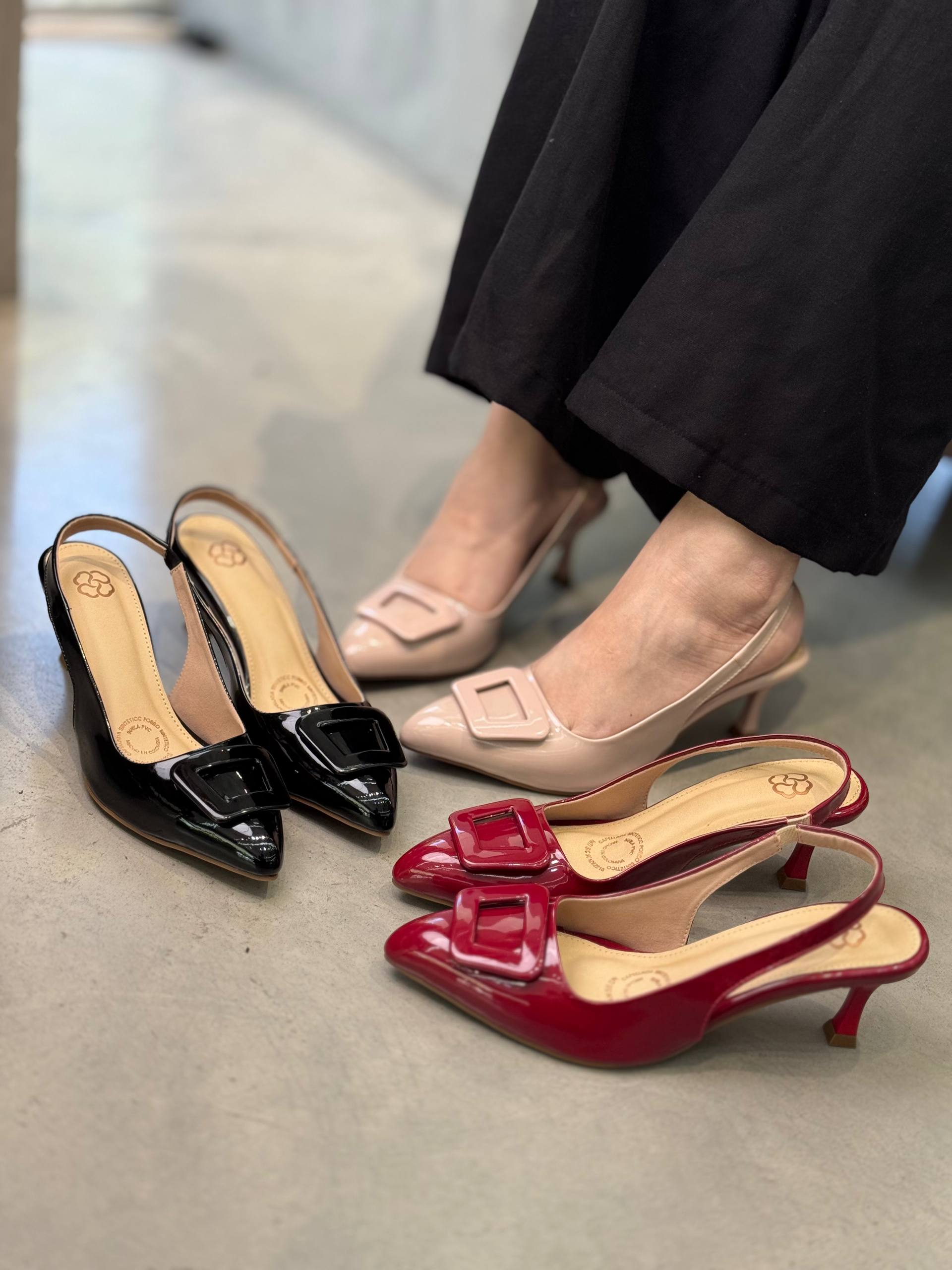 Tacon en Charol Estilo Sofisticado 5.5 cm T510 | Maraldo