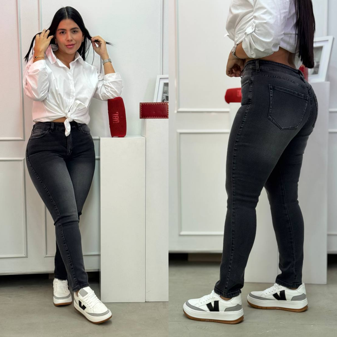Jean Skinny tono Humo JBR33
