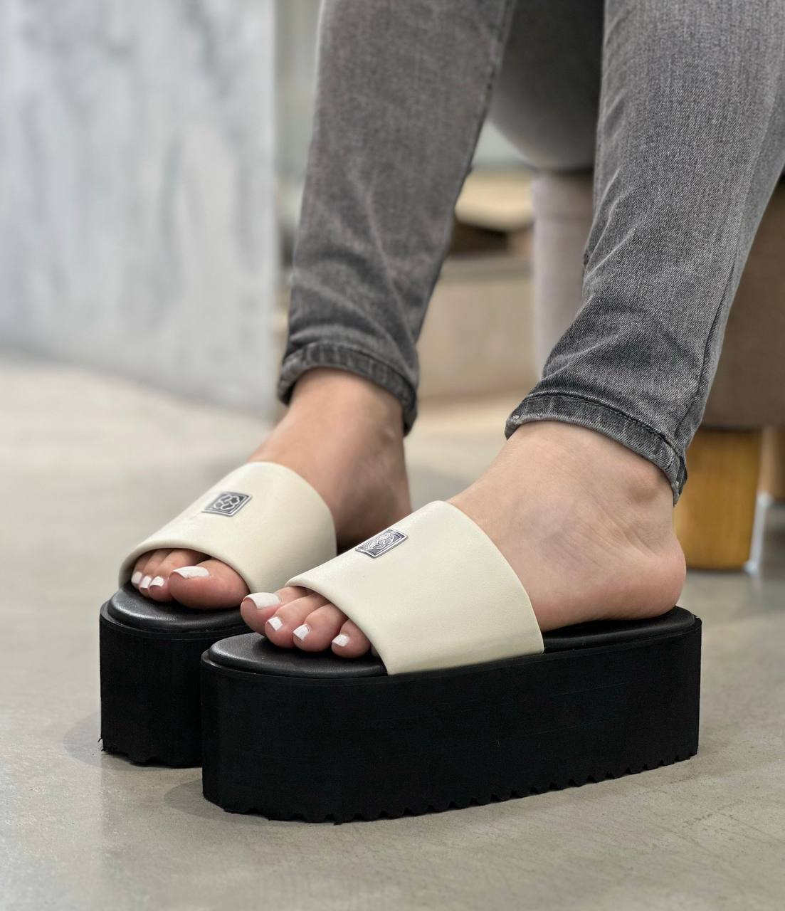 Sandalias con maxi plataforma MB83 | Maraldo