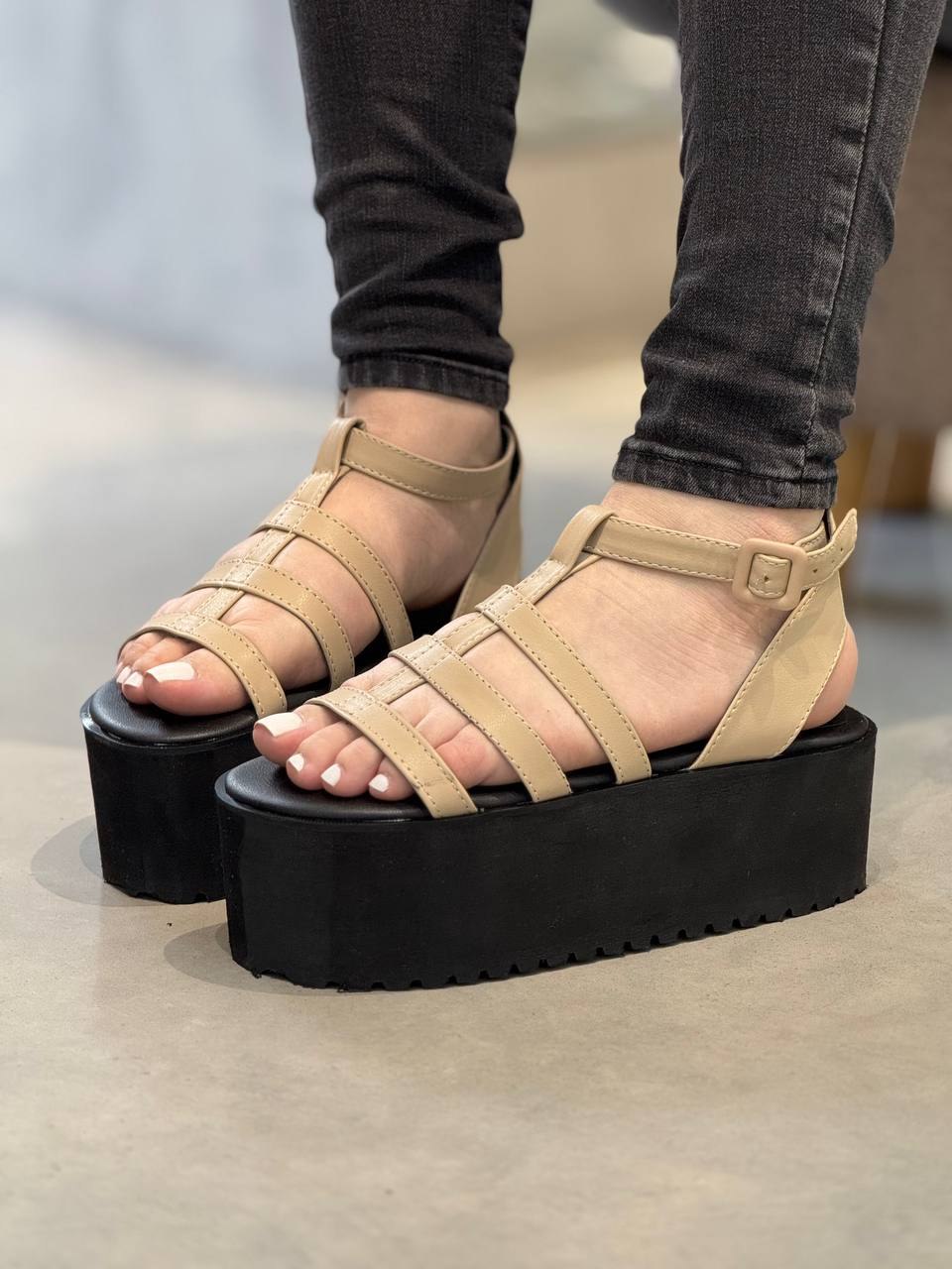 Sandalia con plataforma para mujer MB94