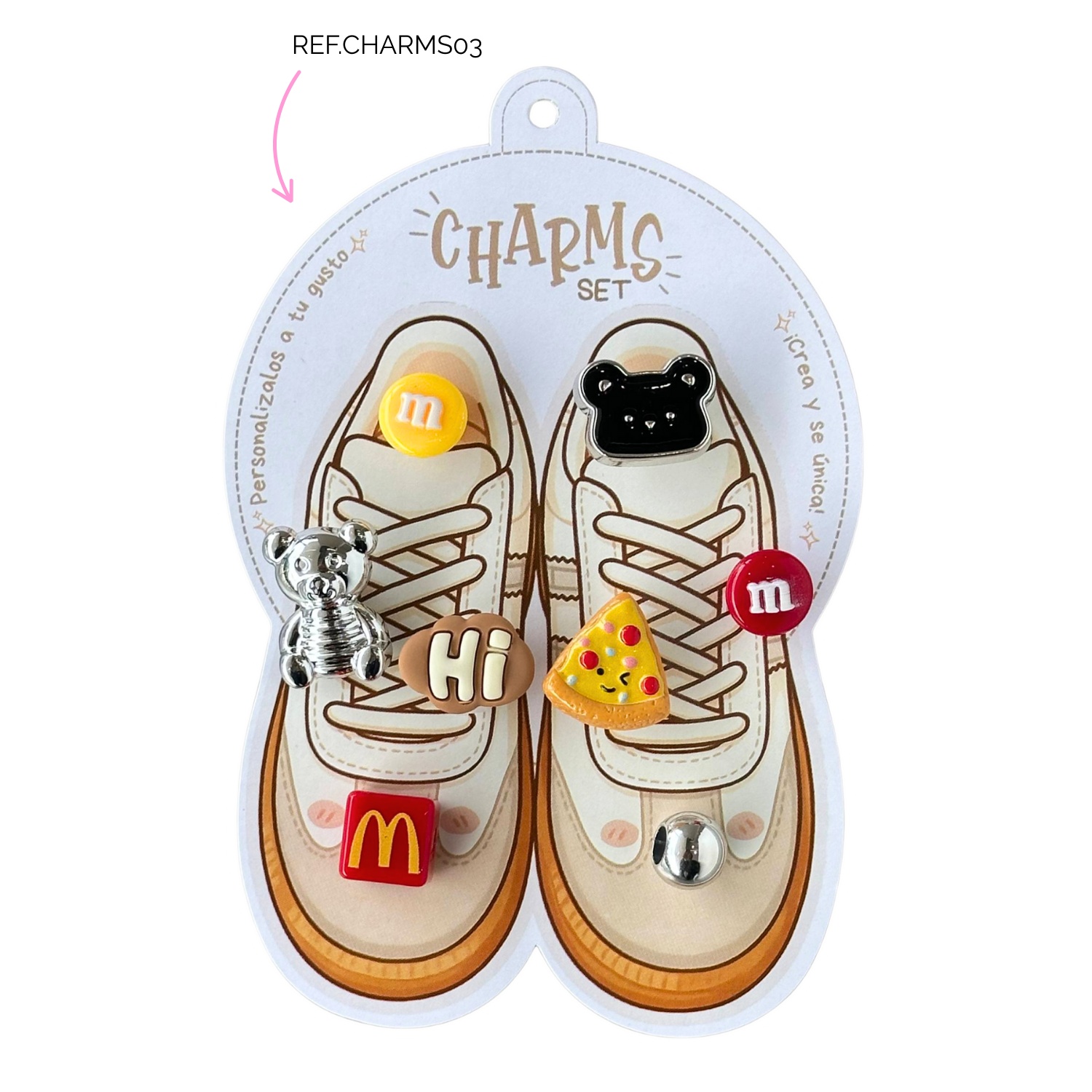 Set de Charms para Tenis