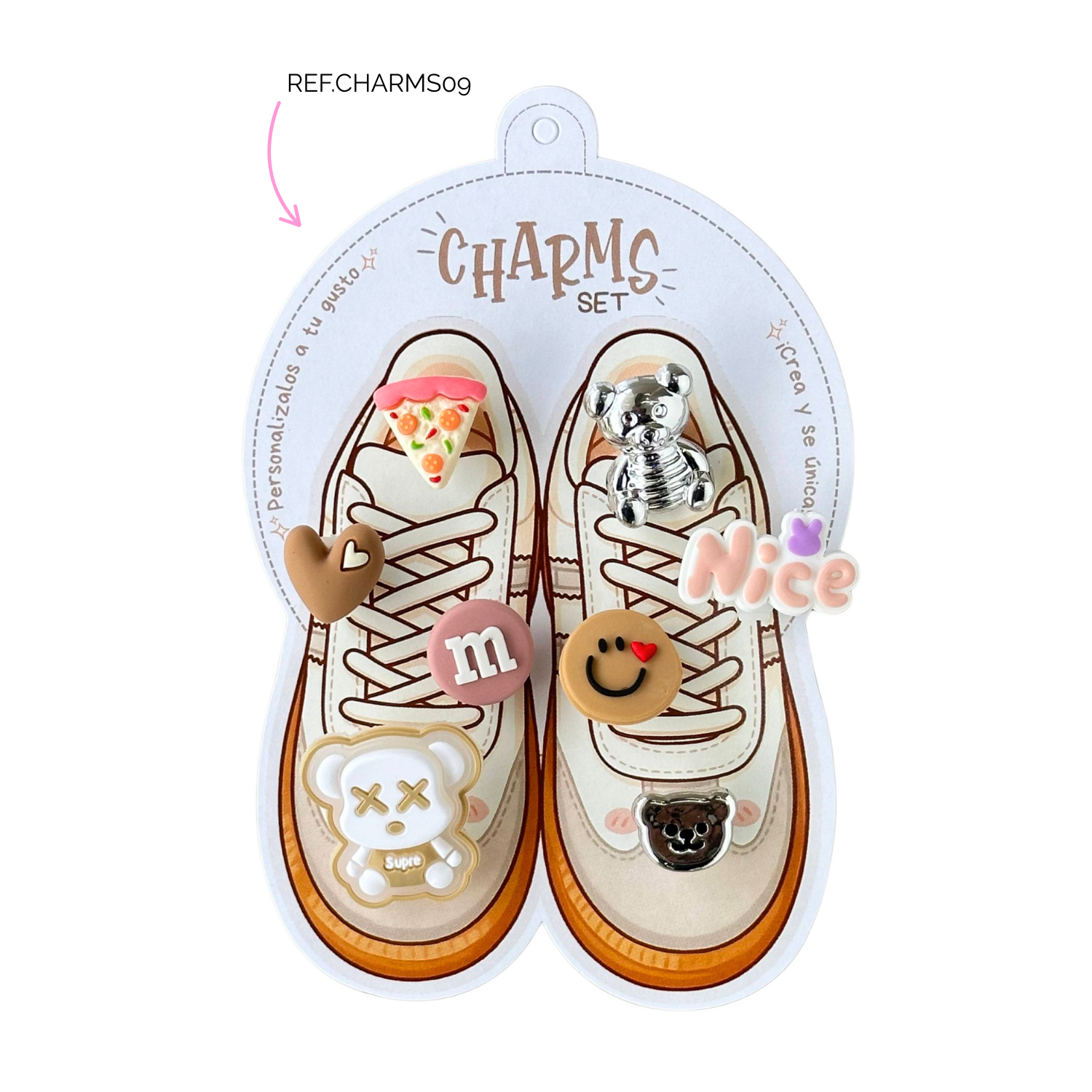 Set de Charms para Tenis