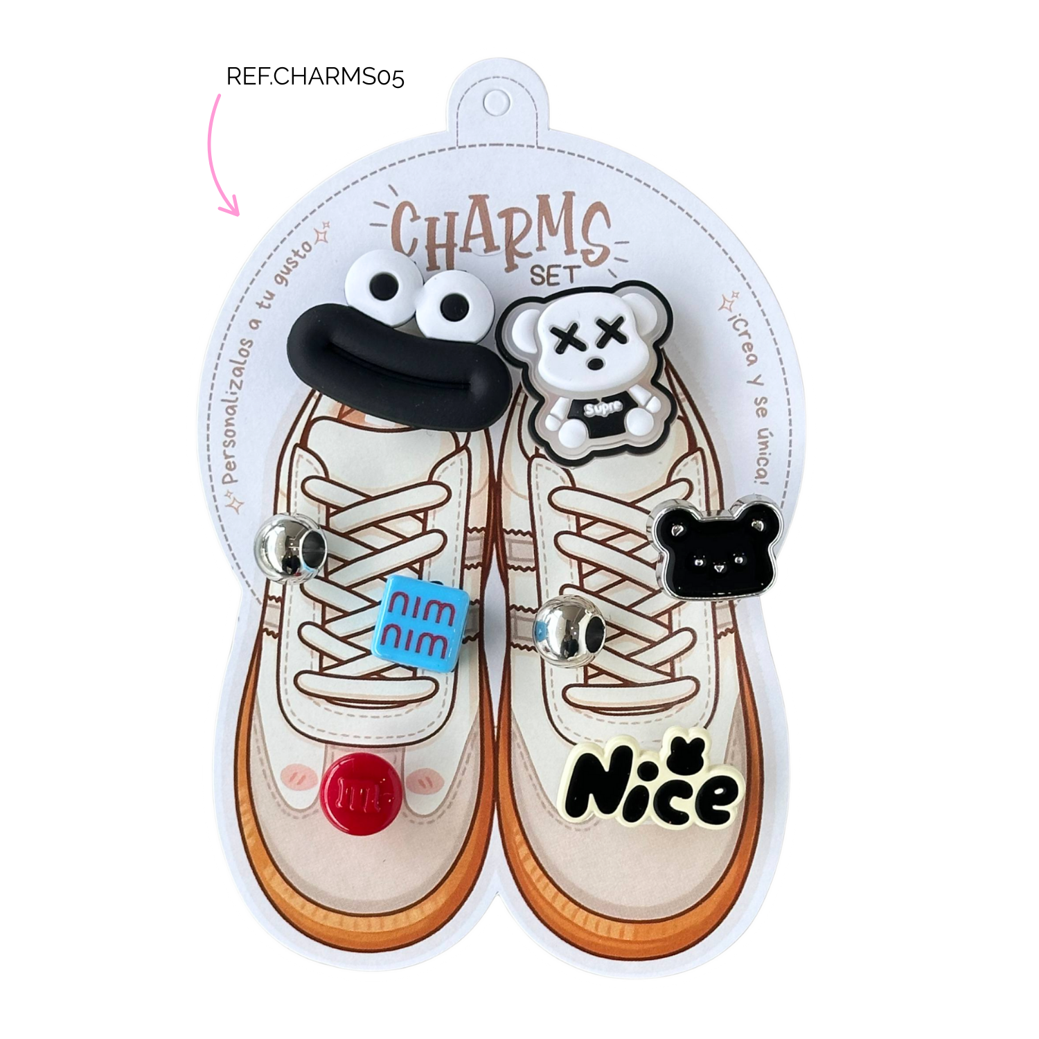 Set de Charms para Tenis