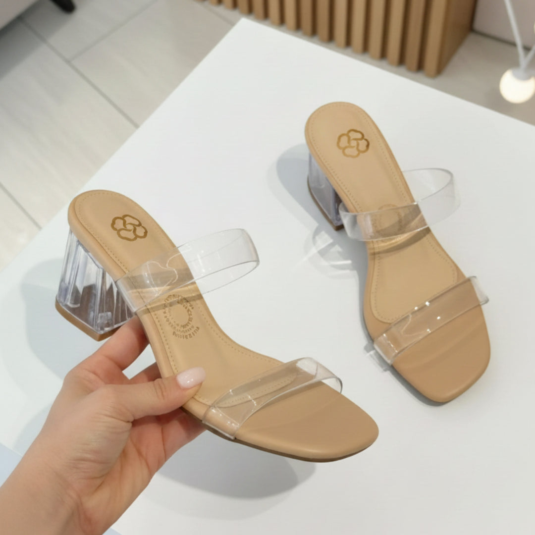 Tacón cristal Elegante, Estilo y comodidad T960 | Altura 5.5 CM