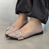 Flats con doble hebilla  VL15 para mujer
