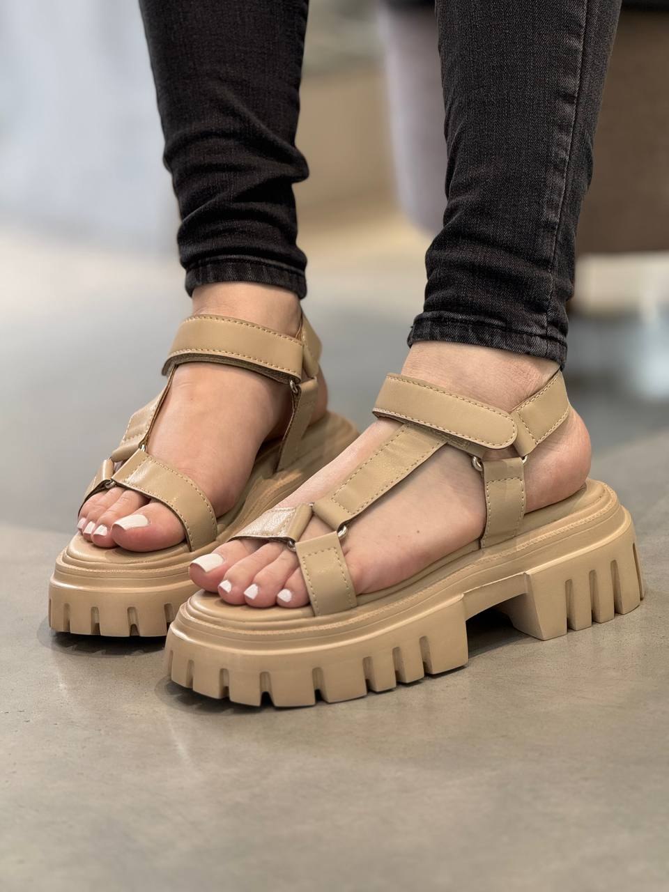 Sandalias Chunky Nude – MB96