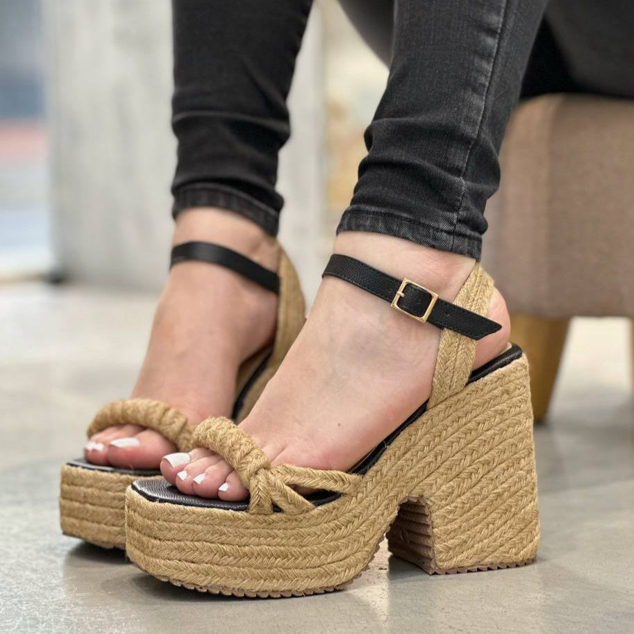 Sandalias Plataformas en Yute PLTF814