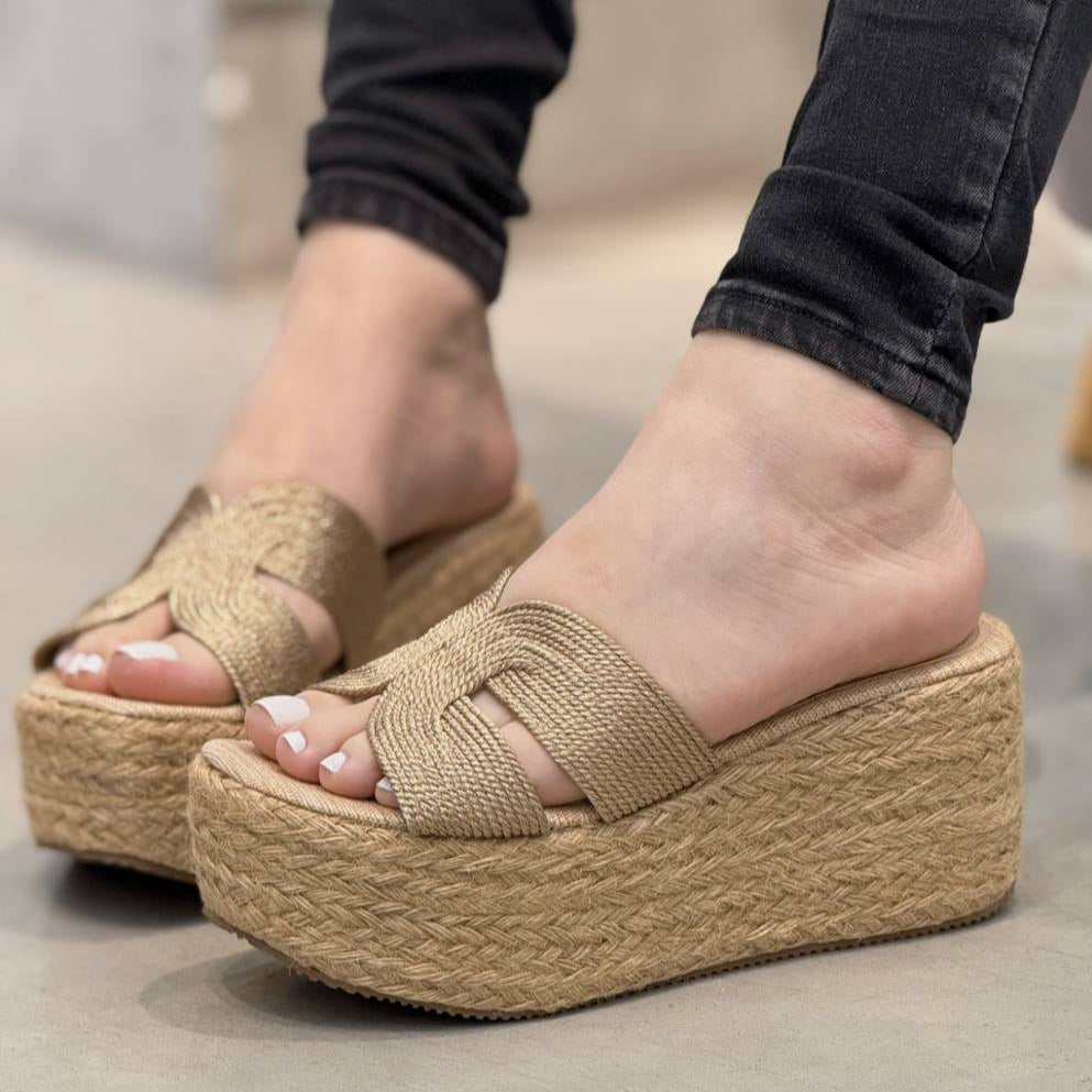 Sandalias Plataformas en Yute PLTF247