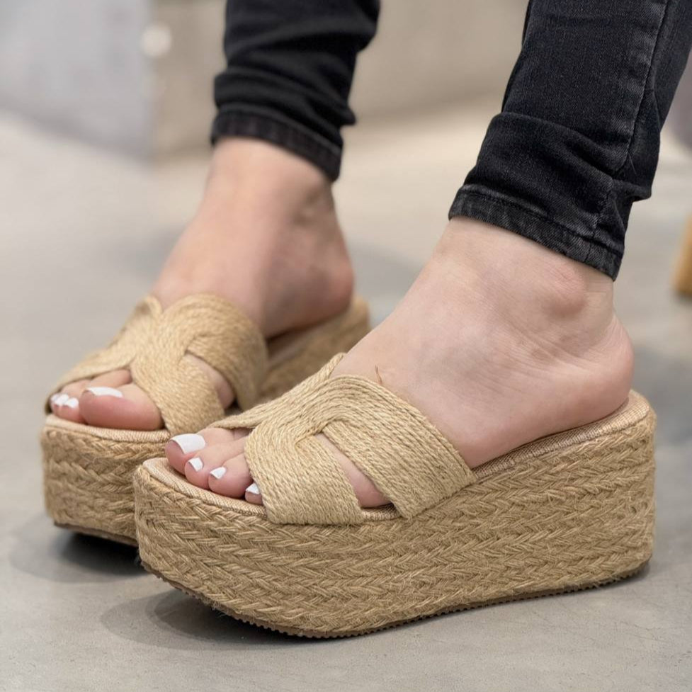 Sandalias Plataformas en Yute PLTF247