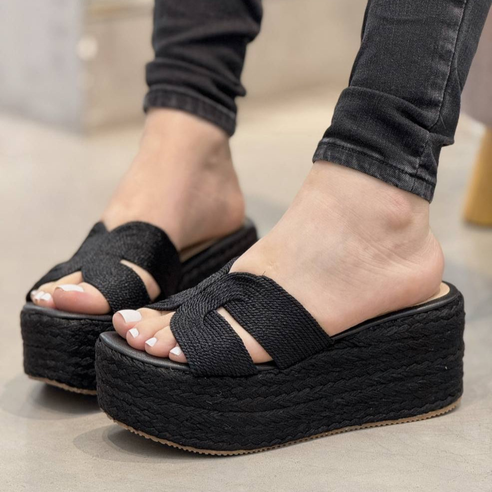 Sandalias Plataformas en Yute PLTF247