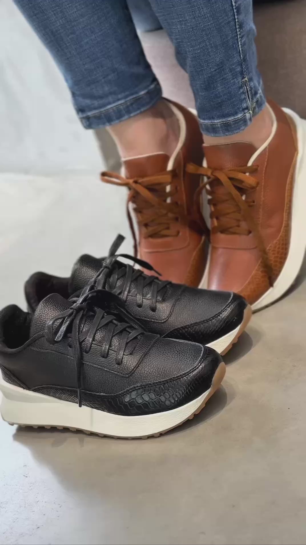 Tenis 100% Cuero para Mujer DCM02 | Maraldo