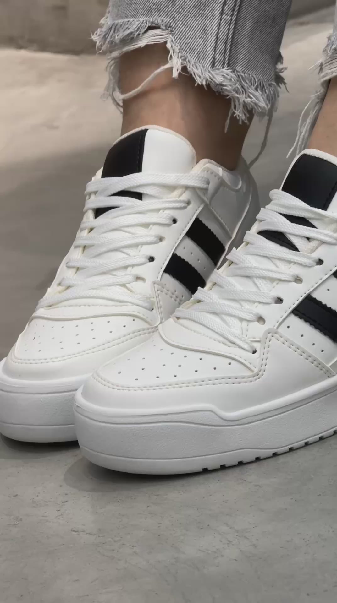 Tenis deportivos para mujer Marfil con Nude – D855