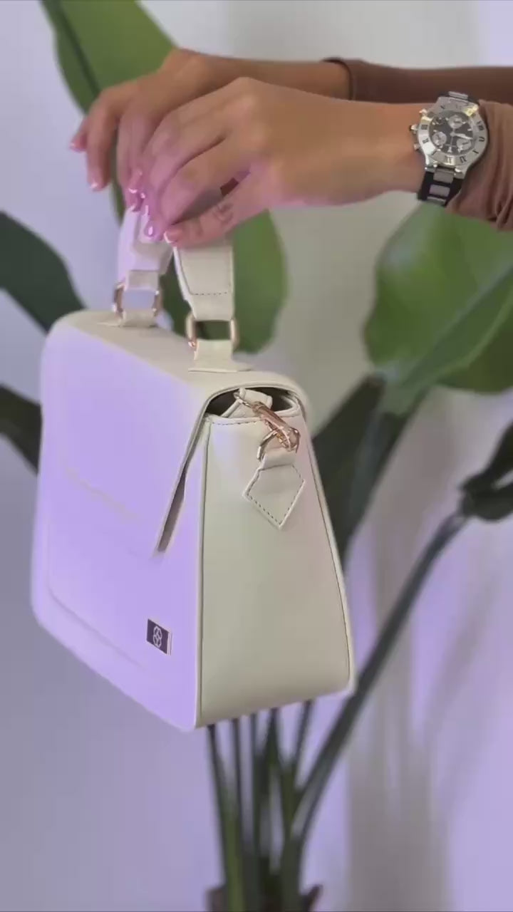 Bolso blanco para dama BL034