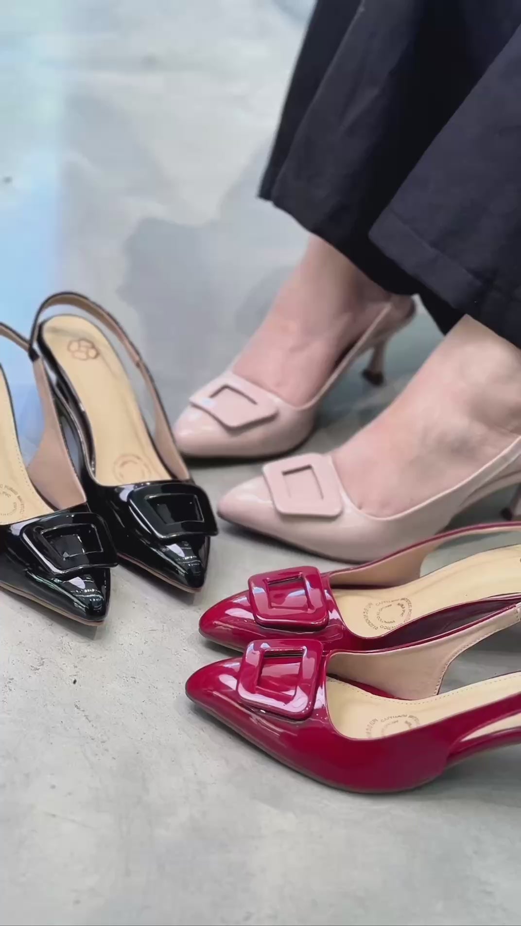 Tacon en Charol Estilo Sofisticado 5.5 cm T510 | Maraldo